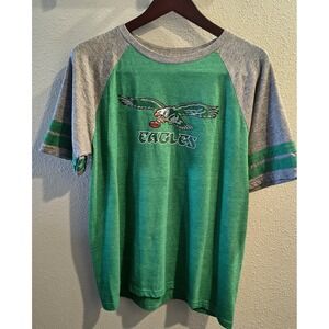 Chuck Bednarik #60 Philadelphia Eagles Throwback Raglan Tee Medium